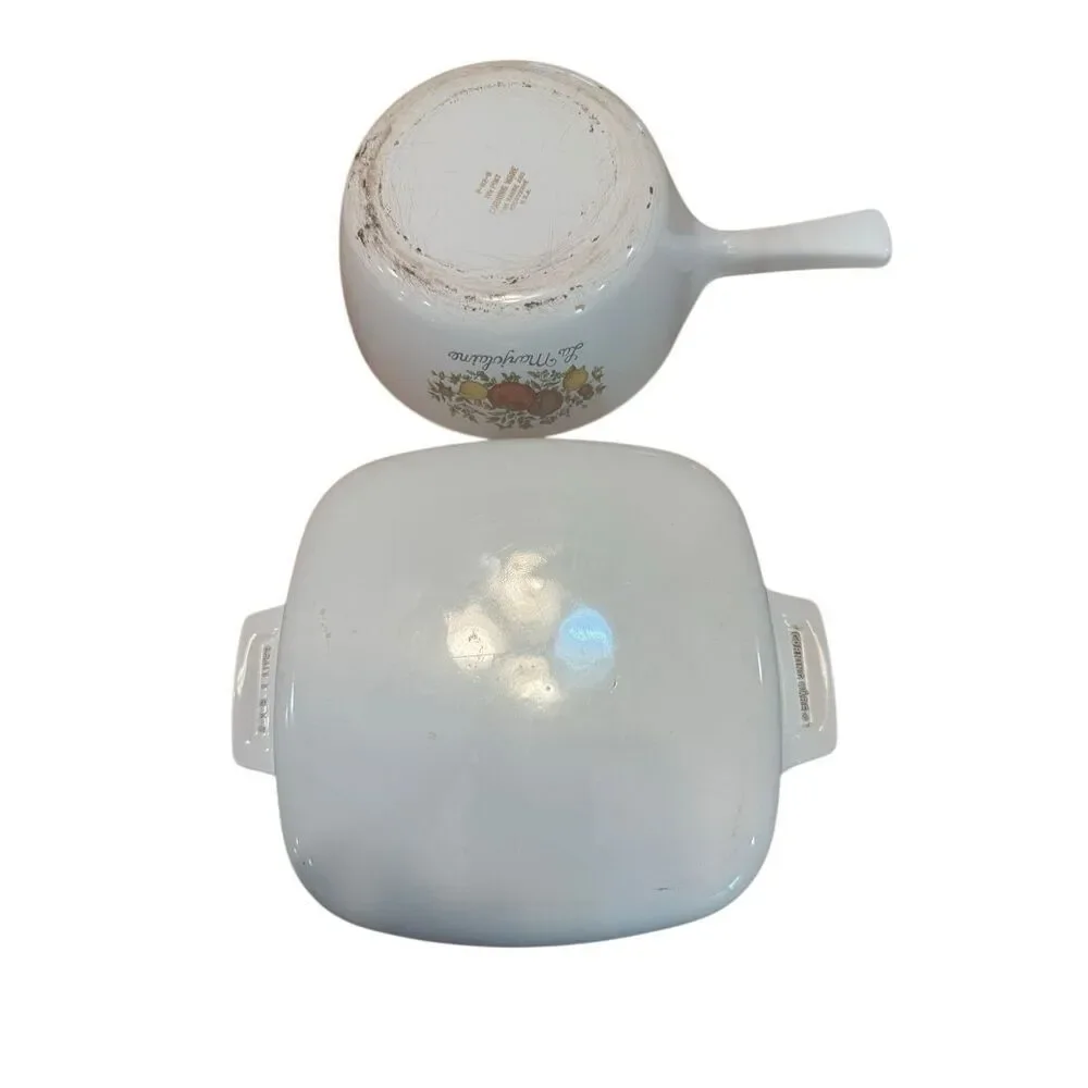 CorningWare Spice of Life P-82-B 1 1/2 Pint Casserole Dish Saucepan Set of 2